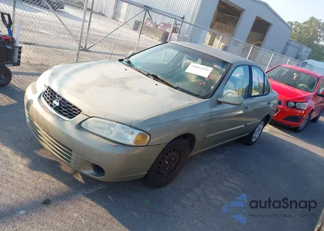2002 Nissan Sentra Gxe z USA, uszkodzony, nr VIN 3N1CB51D82L653237